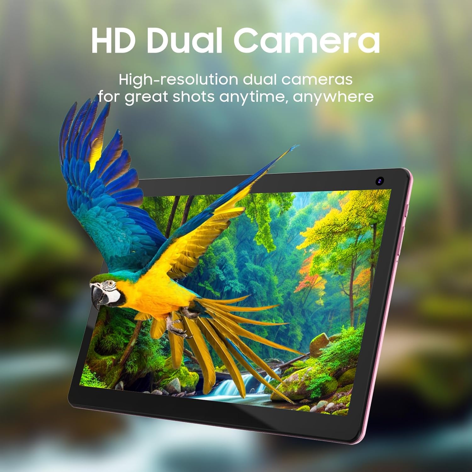 COOPERS Tablet 10 inch, Android 15 Tablet, 32GB ROM 1TB Expand Computer Tablets, Quad Core Processor 6000mAh Battery, 1280x800 IPS Touch Screen, 2+8MP Dual HD Camera, Bluetooth WiFi Tablets PC - Image 4